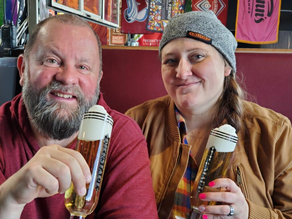 Ashleigh Carter and Bill Eye of Bierstadt Lagerhaus